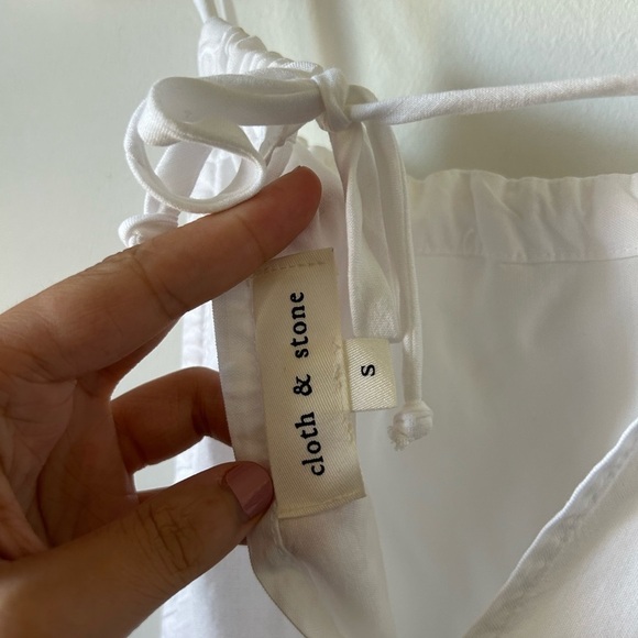 Cloth & Stone by Anthropologie White Blouse - Picture 3 of 3
